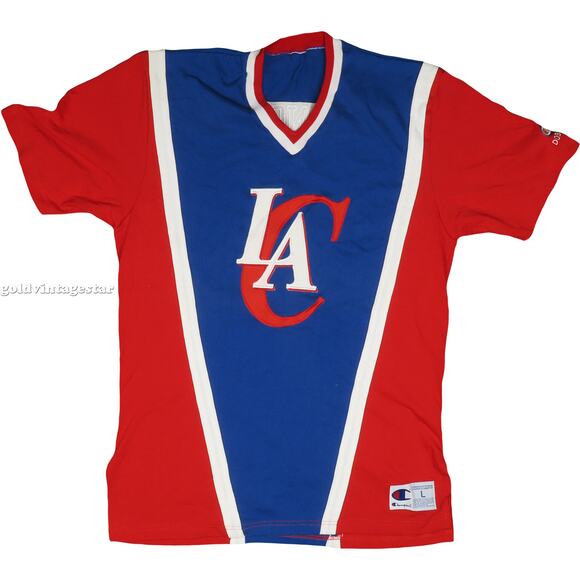 Vintage LA Clippers Champion Warm-Up Shooting Shirt Tee XXL - Picture 11 of 11